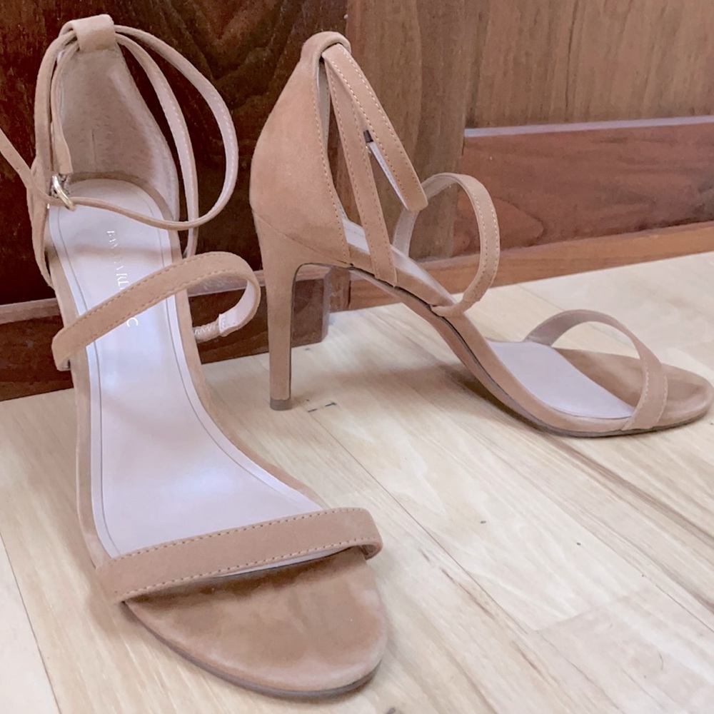 Suede Heels by Banana Republic